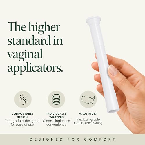 Image of NewLife Naturals Vaginal Suppository Applicators for Boric Acid Suppositories, Size 0 & 00 Capsules, and Pills & Tablets - Individually Wrapped Disposable Applicators - Pack of 28 (Made in USA)