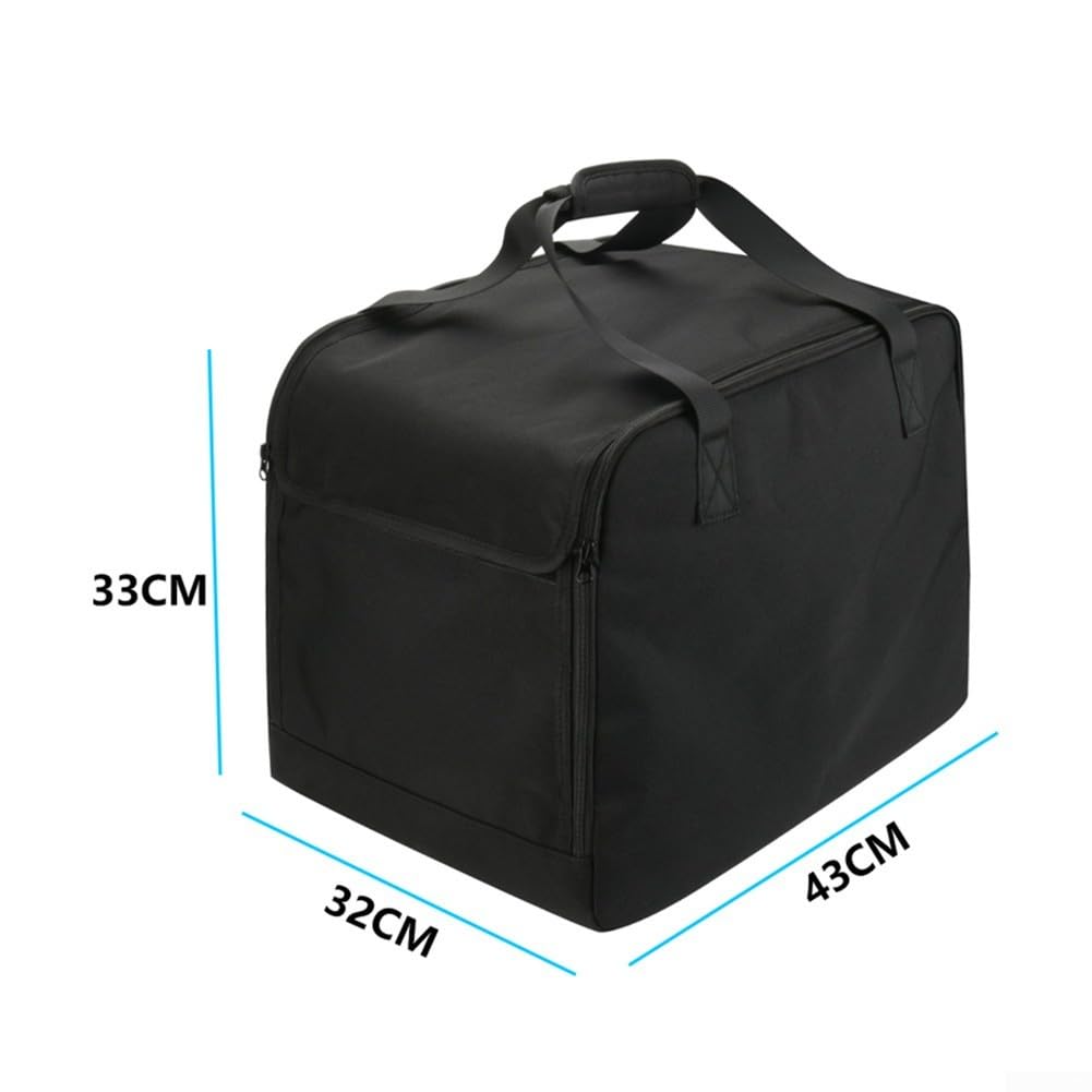 Nylonowa osłona przeciwpyłowa do koła wyścigowego Logitech G29, czarna torba do przechowywania, ochrona przed kurzem i zadrapaniami, 42 x 32 x 35 cm