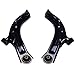 Front Lower Control Arm and Ball Joint Assembly Compatible With Nissan Cube Tiida Versa Driver Passenger Side AUQDD 2PCS K620566 K620567 Left Right Professional Suspension