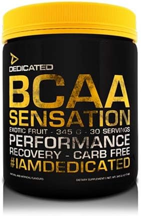Dedicated Nutrition BCAA Sensation Amino Acid Regeneration Muscle Building Fitness Bodybuilding (345 g Watermelon - Watermelon)