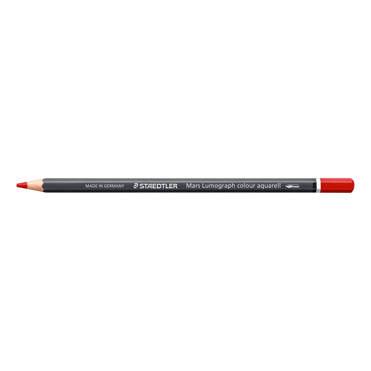 STAEDTLER Watercolour Pencil - Dark Vermilion - Mars Lumograph Colour Aquarell - Pack of 6, 104-249