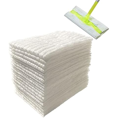 JEBBLAS Disposable Mop Cloth Dry Sweeping Pad for Floor Mop Sweeping Cloths Multi Surface Refills, 120 Count Cover