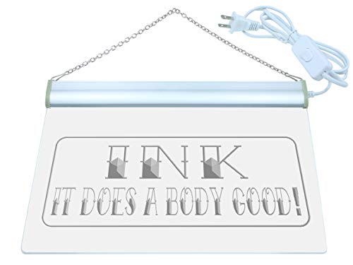 Insegna al neon j613-b Ink It does a Body Good