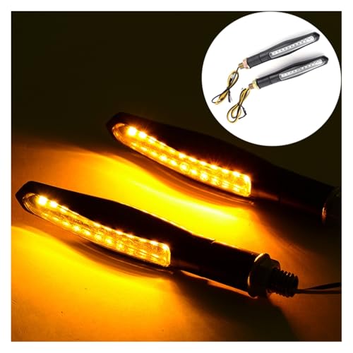 Indicateur de virage ambre LED moto universel clignotant défilant