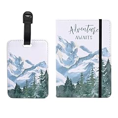 Snowy Mountain (Passport Holder + Luggage Tag)