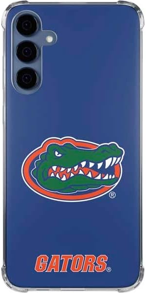 Skinit Clear Phone Case Compatible with Galaxy S24 - Officially Licensed University of Florida Gators Mascot Blue Design