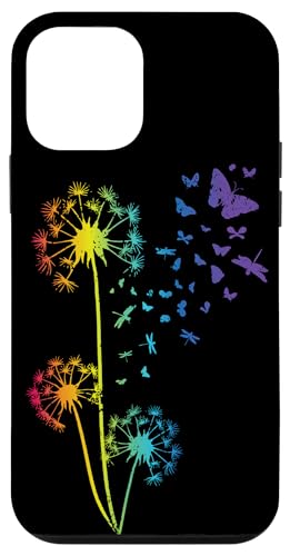 ���̃^���|�|�̖�̉� �^���|�| �~�j�}���X�g Rainbow Dandelion Flower Wildflower �X�}�z�P�[�X iPhone 12 mini �p