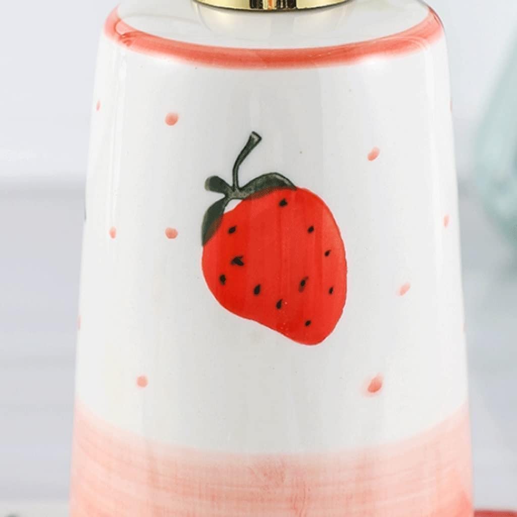 400ml/13,5oz Blat ceramiczny z ręcznie malowanym wzorem s Prysznic(A red)