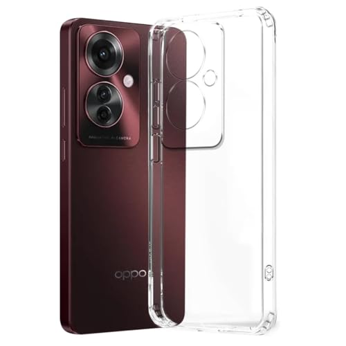 Image of Soft Rubber Back Cover Compatible Model for Oppo CPH2603 / F25 Pro 5G - Transparent