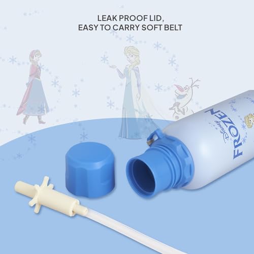 Image of CELLO Kidzbee Yippee Stainless Steel Kids Water Bottle for School & Daily Use 900 ml, Light Blue | 3D Touch & Feel Fun Designs Single Wall Fridge Safe Rustproof & Leakproof School Kids Water Bottle
