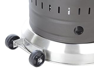 Patioflare Patio Heater 46,000 BTU, Mocha and Stainless