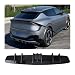 7 Fins Compatible For Kia EV6 2022-2024 Car Rear Diffuser Fin Bumper Lip Splitter Spoiler Chassis Deflector Lip Kit Carbon(Carbon Fiber)