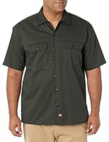 Algopix Similar Product 8 - Dickies Mens ShortSleeve Work Shirt