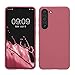 Produktbild kwmobile Hülle kompatibel mit Samsung Galaxy S23 Hülle - TPU Silikon S23 Handyhülle - Case stoßabsorbierend flexibel - Kabelloses Laden - Dark Rose
