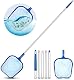 Pool Kescher Set von tillvex – Reinigungsset für Pools und Teiche
