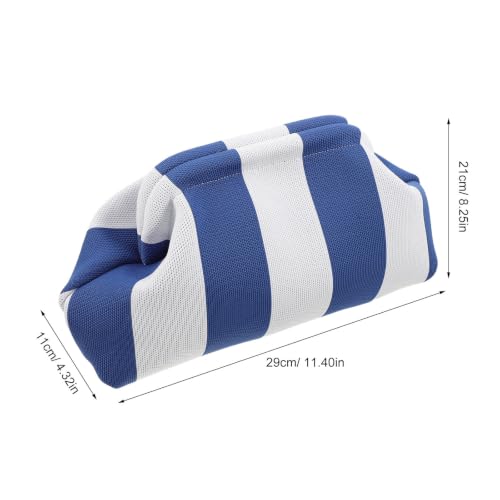 Outanaya Empty Mahjong Tile Bag for American Mahjong Tiles, Portable Striped Polyester Carrying Case with Zipper, Stylish and Versatile Game Accessory for Summer Vacation and Beach Games - Image 2