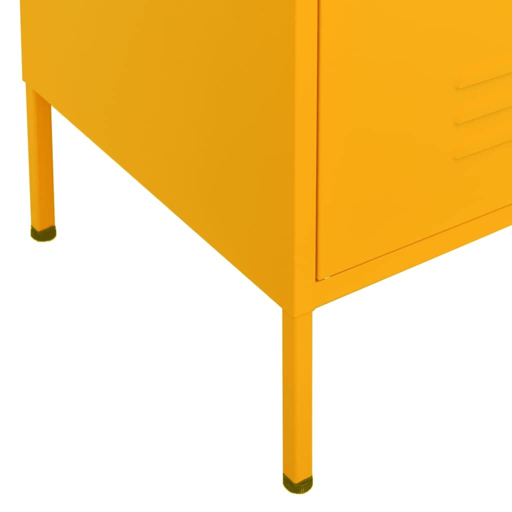 Armadietti Metallici Armadietti per spogliatoio Armadietto Giallo Senape 80x35x101,5 cm in Acciaio Per impiegati casa ufficio scuola palestra
