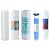 TGI-525 Filter Replacement Kit Compatible with Topway Global Reverse Osmosis System, One-Year Supply with Sediment, Carbon Block, and GAC Cartridges, 50 GPD RO Membrane, Plus a Post Carbon Filter