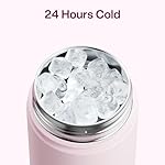 ENCOOL Insulated Water Bottle with Straw Stainless Steel Water Bottle, Leak-Proof, BPA-Free, Double Wall Vacuum Keeps Cold for 24 Hours for Sports, Travel, School (26 oz, Cotton Candy) - Image 3