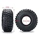 AXspeed 4 Stück RC-Reifen, 2,2 Zoll 150mm Gummireifen-Set, Radreifen für 1/10 Axial Wraith 90048 RR10 Crawler Car