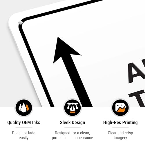 Image of Package Delivery Sign, Delivery Instructions All Package To Back Door Sign, 10x14 Inches, Rust Free .040 Aluminum, Fade Resistant, Made in USA