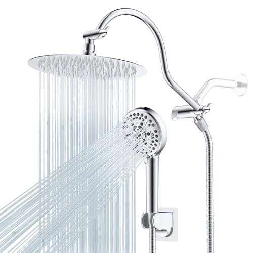 Hibbent All Metal cUPC Certified Shower Head, 10'' Rainfall Shower Head - image 1