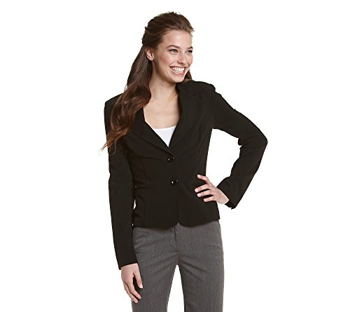 A. Byer Junior's Long Sleeve Button welt Jacket, Black, X-Large