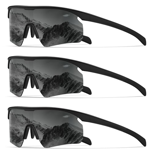 Image of Sport Polarized Sunglasses for Men and Women, Stylish and Lightweight Cycling Sunglasses with UV400 Protection