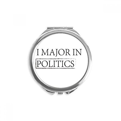 Miroir rond maquillage de poche portable idéal pour vos retouches en voyage