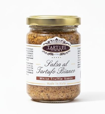 White Truffle Sauce 90 g With Elegant White Truffle Gourmet Truffle Cream from Italy Vegan Halal No Additives