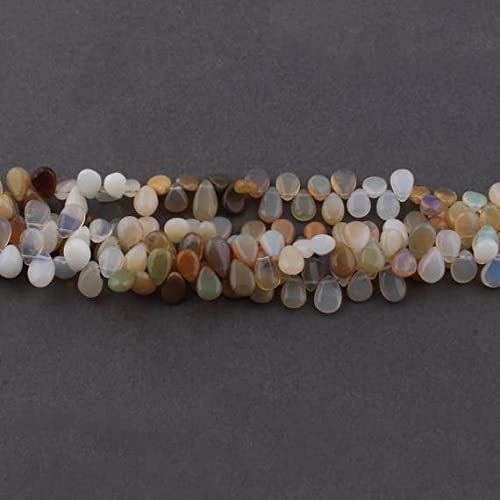Opal Welo Éthiopienne naturelle en forme de poire lisse LKBEADS pour haute joaillerie