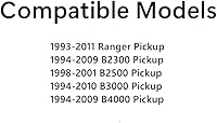 Vista 3 de Puerta lateral izquierda del conductor para puerta de ventana de vidrio compatible con Ford Ranger Pickup 1993-2011 / Mazda B3000 B4000 B2500 B2300