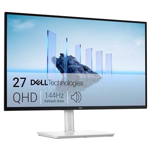 DELL 27 Plus Monitor – S2725DSM, QHD (2560×1440), 144Hz, IPS, 1ms MPRT, AMD FreeSync, 99% sRGB, Ajuste de Altura, Altavoces Integrados, DisplayPort, HDMI, 3 Años de Garantía, Blanco