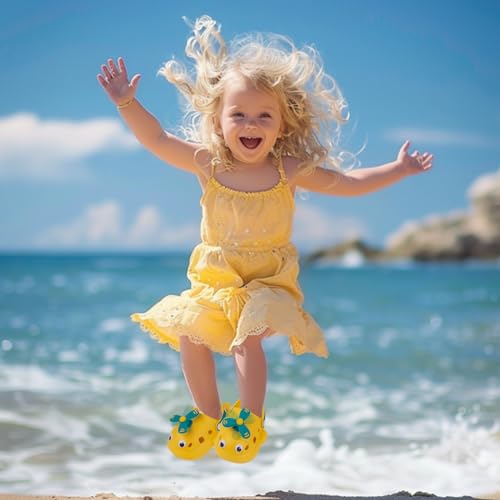 Baby Girls Boys Sandals Kid's Cute Lightweight Shoes Summer Premium Cartoon Sandals Children Caterpillar Non-Slip Beach Water Clogs Shoes Garden Slipper4