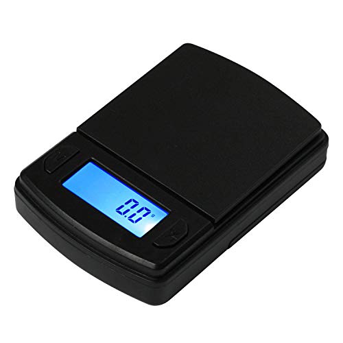 United Scientific™ UNEDSCL-600 Precision Pocket Scale, 600g, 0.1g Resolution, Designed for use with Jewelry, Food, The Laboratory, or Classroom, 1 Each