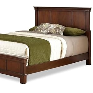   BOWERY-HILL-Traditional-Wood-King-Size-Panel-Bed-in-Warm-Cherry