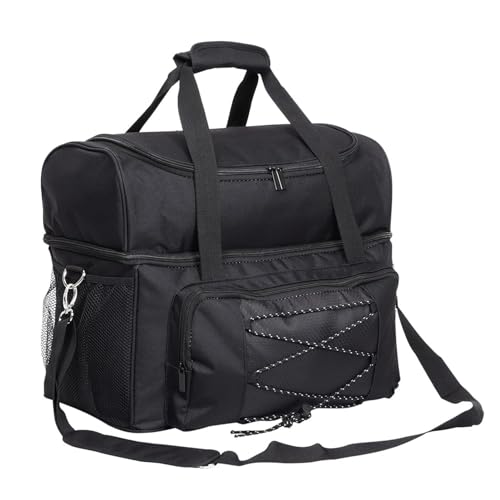 Sac de bowling fourre-tout pour 2 balles avec sangle rembourrée