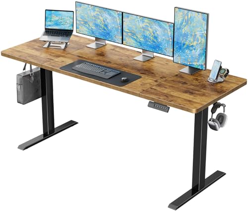 Marsail 55x24 Electric Standing Desk with Storage