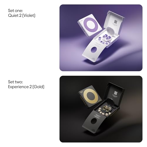 Image of Loop Earplugs Day & Night Bundle (2-Pack) Quiet 2 + Experience 2 | Reusable Ear Plugs for Sleep, Noise Sensitivity, Music & More | 24 dB /18 dB Noise Reduction