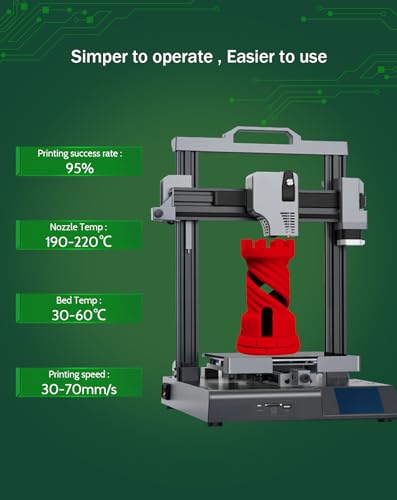 Image of DURAMIC 3D PLA Filament Basic for 3D Printer Neatly Wound Easy Printing | 3D Printing Filament 1.75mm, Dimensional Accuracy + /- 0.02 mm, Fit Most FDM 3D Printers 1KG PLA Red