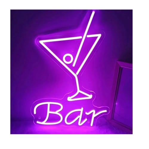 Enseignes au néon pour bar avec luminosité réglable et lampe d'ambiance apaisante