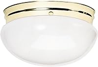 Vista 2 de NUVO SF77/062 Dos luces de montaje empotrado de hongos, vidrio blanco/blanco