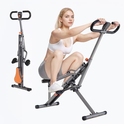 Niceday Squat Rowing Machine for Home, Squat Ride, Core Exercise Machine, Foldable Exercise Equipment, Glute & Leg Cardio Workout Machine Niceday Squat Rowing Machine for Home, Squat Ride, Core Exercise Machine, Foldable Exercise Equipment, Glute & Leg Cardio Workout Machine