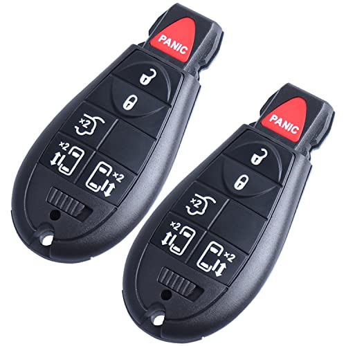Télécommande Dodge Grand Caravan 2008-2018 clé double pour la famille