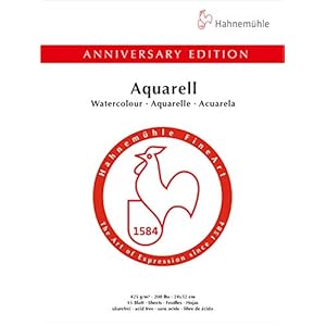 Hahnemühle hochwertige Künstlerpapiere, White, 24×32 cm, 15