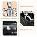 Hbbgdiy Halloween Cooler Black Skull PVC Inflatable Ice Serving Bar with Anti Leakage Nozzle Blow Up Floating Drink Cooler for Parties Yard BBQ Picnic Pool Outdoor Events