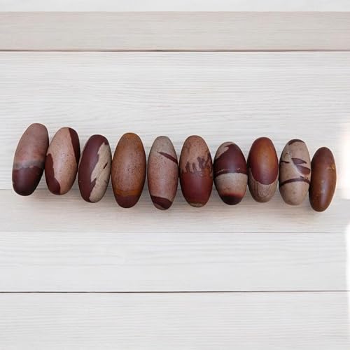 Narmada Shiva Lingam 3"inch Banalinga Narmadeshwar Shivling Lingam Statue Stone Puja Room Religious god Shiva ShivLing Idol Murti Sculpture jyotirlinga Bana Lingam for Brings Financial Prosperity