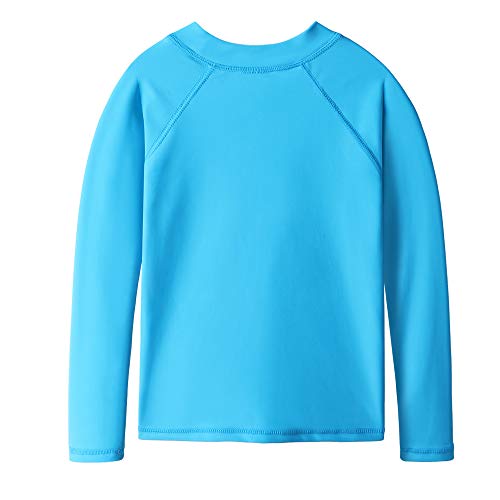 Image of TFJH E Girls & Boys Long Sleeve Rashgurad Swimsuit UPF 50+ Kids Swimwear Sunsuits
