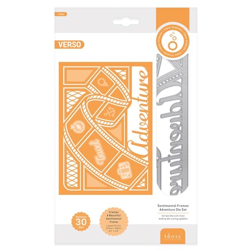 Set de troqueles Sentimental Frames Adventure Tonic Studios bordes papel