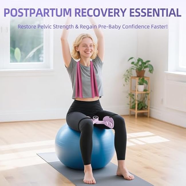 Thigh Master Thigh Exerciser for Women, Kegel Exercise, Pelvic Floor Muscle Strengthening Exercise Devices, Inner Thigh Exerciser, Thigh and Pelvic Trainer, Leg Workout Exercise Equipment for Home